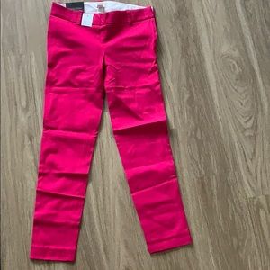 J Crew Winnie city fit pant. Fuchsia